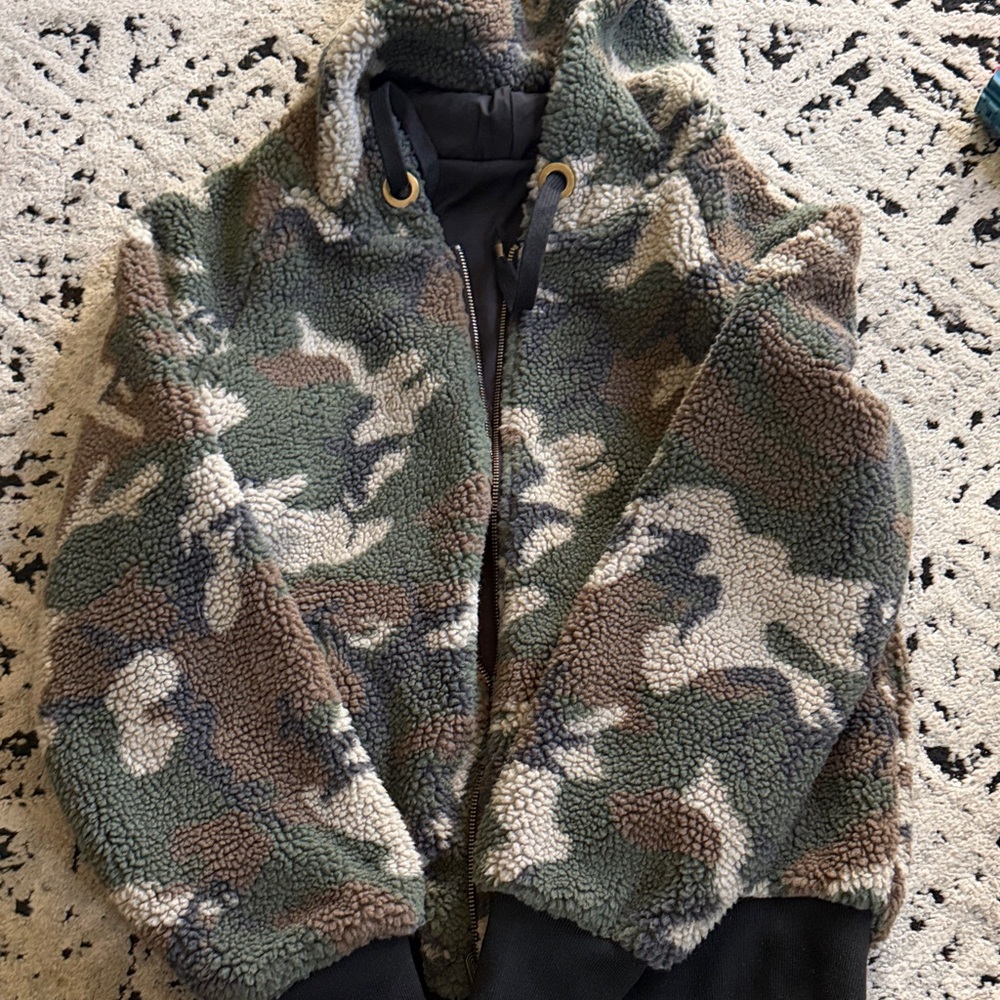 Camouflage Sherpa Jacket